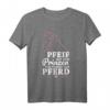 Reiterin Geschenk Scheiß auf den Prinzen ich nehme das Pferd T-Shirt - Lustiges Reiterinnen Shirt für Pferdeliebhaberinnen & Turnierfans