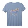 Pferde Motiv Pferd Reiten Tiermotiv Reitsport T-Shirt - Klassisch geschnitten mit doppeltem Saum für Reitsportfans