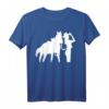 Cowgirl mit Pferd T-Shirt - Klassisch geschnitten, perfekt für Reiterinnen und Western-Fans