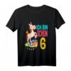Kinder 6. Geburtstag Mädchen Ich Bin Schon 6 Pferde Geburtstags T-Shirt - Perfekt für Pferde-Motto und Geburtstagsfeier