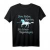 Zum Reiten Geboren Zur Schule Gezwungen - Niedliches Pferde Reiten T-Shirt für Mädchen, Reitsport & Geburtstagsgeschenk