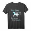 Zum Reiten Geboren Zur Schule Gezwungen - Niedliches Pferde Reiten T-Shirt für Mädchen, Reitsport & Geburtstagsgeschenk