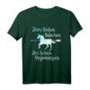 Zum Reiten Geboren Zur Schule Gezwungen - Niedliches Pferde Reiten T-Shirt für Mädchen, Reitsport & Geburtstagsgeschenk