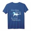 Zum Reiten Geboren Zur Schule Gezwungen - Niedliches Pferde Reiten T-Shirt für Mädchen, Reitsport & Geburtstagsgeschenk