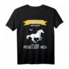 Pferd - Nicht perfekt, aber mein Pferd liebt mich T-Shirt – Lustiges Geschenk für Pferdebesitzer & Reitsportler