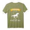 Pferd - Nicht perfekt, aber mein Pferd liebt mich T-Shirt – Lustiges Geschenk für Pferdebesitzer & Reitsportler