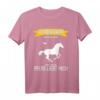 Pferd - Nicht perfekt, aber mein Pferd liebt mich T-Shirt – Lustiges Geschenk für Pferdebesitzer & Reitsportler