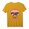 Coole Mädchen reiten Friesenpferde T-Shirt – Stylisches Pferdemotiv für junge Reiterinnen im Reitverein & Reiturlaub