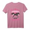 Coole Mädchen reiten Friesenpferde T-Shirt – Stylisches Pferdemotiv für junge Reiterinnen im Reitverein & Reiturlaub
