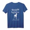 Vorsicht vor der Reiterin das Pferd ist harmlos T-Shirt – Lustiges Geschenk für Pferdeliebhaber, Reiter, Familie & Freunde zu Geburtstagen & Weihnachten