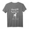 Vorsicht vor der Reiterin das Pferd ist harmlos T-Shirt – Lustiges Geschenk für Pferdeliebhaber, Reiter, Familie & Freunde zu Geburtstagen & Weihnachten