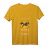 Damen Friesenpferd T-Shirt mit V-Ausschnitt - Lustiges Pferdemotiv für Reiterinnen & Pferdeliebhaberinnen