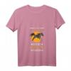 Damen Friesenpferd T-Shirt mit V-Ausschnitt - Lustiges Pferdemotiv für Reiterinnen & Pferdeliebhaberinnen