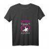 Pferde T-Shirt für Damen mit Fun Spruch - Reiterin Pferdezubehör mit V-Ausschnitt, Geschenkidee für Pferdeliebhaberinnen