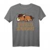 Offizielles Pferd Ross Schlafshirt - Lustiges Pyjama Nachthemd für Damen und Herren, perfektes Geschenk für Pferdeliebhaber, Langschläfer & Morgenmuffel