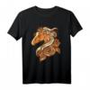 Ich liebe Pferde T-Shirt für Mädchen und Frauen - Süßer Pferdekopf mit Rosenblüten, perfektes Geschenk für Reiterinnen, Pferdemädchen & Pferdeliebhaberinnen