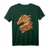 Ich liebe Pferde T-Shirt für Mädchen und Frauen - Süßer Pferdekopf mit Rosenblüten, perfektes Geschenk für Reiterinnen, Pferdemädchen & Pferdeliebhaberinnen