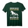 Vorsicht Vor Der Reiterin - Das Pferd Ist Harmlos Lustiges Reiterinnen T-Shirt für Pferdeliebhaberinnen, Damen & Mädchen zum Geburtstag oder Weihnachten