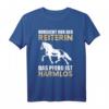 Vorsicht Vor Der Reiterin - Das Pferd Ist Harmlos Lustiges Reiterinnen T-Shirt für Pferdeliebhaberinnen, Damen & Mädchen zum Geburtstag oder Weihnachten