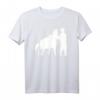 Cowboy mit Pferd T-Shirt – Perfekt für Reiter und Pferdeliebhaber, klassisch geschnitten, ideal für Ranch & Western Fans