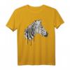 Zebra Aquarell T-Shirt für Pferdeliebhaber und Tierkunstfans – Minimalistisches Wildtier-Motiv für Outdoor & Safari-Abenteuer