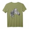 Zebra Aquarell T-Shirt für Pferdeliebhaber und Tierkunstfans – Minimalistisches Wildtier-Motiv für Outdoor & Safari-Abenteuer