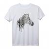 Zebra Aquarell T-Shirt für Pferdeliebhaber und Tierkunstfans – Minimalistisches Wildtier-Motiv für Outdoor & Safari-Abenteuer