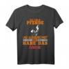 Zum Reiten geboren Pferde Mädchen Reiterin T-Shirt – Lustiges Pferde- und Reitsportmotiv für Kinder, ideales Geschenk für junge Pferdefreunde