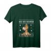 Damen Pferd Ugly Christmas Sweater T-Shirt mit V-Ausschnitt – Perfektes Weihnachtsgeschenk für Tier- und Pferdeliebhaber