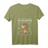Damen Pferd Ugly Christmas Sweater T-Shirt mit V-Ausschnitt – Perfektes Weihnachtsgeschenk für Tier- und Pferdeliebhaber