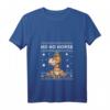 Damen Pferd Ugly Christmas Sweater T-Shirt mit V-Ausschnitt – Perfektes Weihnachtsgeschenk für Tier- und Pferdeliebhaber