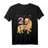 Kinder Pferde Shirt für Mädchen zum 2. Geburtstag - Pony Geschenk, Geburtstags-Outfit für Kleinkinder