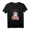 Mila mit Eichhörnchen, Einhorn, Hund, Katze, Pferd & Schmetterling - Knuffiges Kinder T-Shirt für Geburtstag & Tierliebhaberinnen