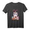 Mila mit Eichhörnchen, Einhorn, Hund, Katze, Pferd & Schmetterling - Knuffiges Kinder T-Shirt für Geburtstag & Tierliebhaberinnen
