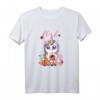 Mila mit Eichhörnchen, Einhorn, Hund, Katze, Pferd & Schmetterling - Knuffiges Kinder T-Shirt für Geburtstag & Tierliebhaberinnen