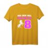 8 Jahre Mädchen Geburtstag T-Shirt mit Pferd und Einhorn Motiv – Lustiges Geschenk seit 2012 für Mädchen, Geburtstagsdeko und Geburtstagskleidung