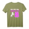 8 Jahre Mädchen Geburtstag T-Shirt mit Pferd und Einhorn Motiv – Lustiges Geschenk seit 2012 für Mädchen, Geburtstagsdeko und Geburtstagskleidung