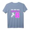 8 Jahre Mädchen Geburtstag T-Shirt mit Pferd und Einhorn Motiv – Lustiges Geschenk seit 2012 für Mädchen, Geburtstagsdeko und Geburtstagskleidung