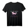 Damen Reiten T-Shirt mit Spruch - Geboren zum Reiten, Zur Schule gezwungen V-Ausschnitt für Pferdefans, Reiterinnen und Frauen