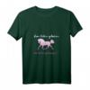 Damen Reiten T-Shirt mit Spruch - Geboren zum Reiten, Zur Schule gezwungen V-Ausschnitt für Pferdefans, Reiterinnen und Frauen