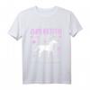 Kinder Reiten geboren zur Schule gezwungen T-Shirt – Süßes Geschenk für Pferdeliebende Mädchen zum Geburtstag & Weihnachten