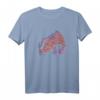 Regenbogen Pferd, Großes Pferdekopf T-Shirt für Mädchen – Buntes Reiten- und Pony-Motiv, Perfekt als Geschenk für Pferdeliebhaber