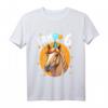 Kinder 6 Jahre alt T-Shirt mit Pferde Motiv - Süßes Geburtstagsoutfit für Jungen und Mädchen zum 6. Geburtstag, perfekt als Geschenk und Partydekoration