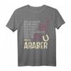Damen Pferdespruch Reiterin Geschenk Araber Pferde T-Shirt – Perfektes Geschenk für Pferdeliebhaberinnen zu Weihnachten & Geburtstag