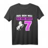 Kinder 7 Jahre Geburtstag Mädchen Pferd Seit 2013 Geschenk T-Shirt - Lustiges Geburtstagskleidungsstück mit Einhorn- und Pferdemotiv