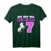 Kinder 7 Jahre Geburtstag Mädchen Pferd Seit 2013 Geschenk T-Shirt - Lustiges Geburtstagskleidungsstück mit Einhorn- und Pferdemotiv