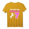 Kinder 7 Jahre Geburtstag Mädchen Pferd Seit 2013 Geschenk T-Shirt - Lustiges Geburtstagskleidungsstück mit Einhorn- und Pferdemotiv