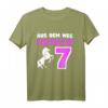 Kinder 7 Jahre Geburtstag Mädchen Pferd Seit 2013 Geschenk T-Shirt - Lustiges Geburtstagskleidungsstück mit Einhorn- und Pferdemotiv