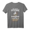 So viele Pferde und ausgerechnet ich habe das Schönste T-Shirt – Lustiges Reitsport Geschenk für Pferdeliebhaber, Reiter & Pferdefans