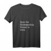 Damen Born For Horsemanship Pferde Training T-Shirt mit V-Ausschnitt – Sarkastisches, minimalistisches Reiter-Design, perfektes Geschenk für Pferdeliebhaber und Familien